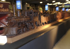 У Бельгії виготовили найбільший у світі шоколадний паровоз