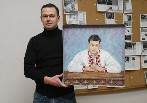 Тягнибок - особистість року - Корреспондент виставив на аукціон картину з Тягнибоком