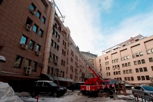 У центрі Києва ліквідували пожежу в офісному приміщенні - новини Києва - МНС - пожежа в центрі Києва