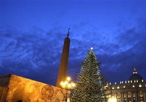 Папа Римський запалив вогні головної ялинки Ватикану - Ватикан - Новий рік - Різдво - ялинка