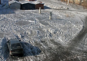 У Росії випав чорний сніг