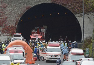 В результаті обвалення тунелю в Японії загинули не менше трьох осіб