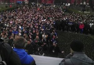 Більше трьох тисяч людей провели в Києві мітинг на підтримку сім ї Павличенків