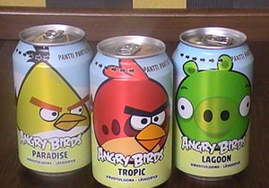 Газована вода Angry Birds випередила Coca-Cola і Pepsi за популярністю у Фінляндії
