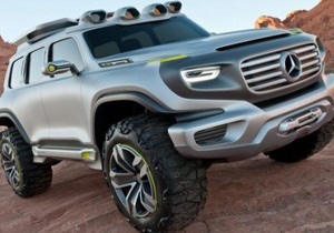 Mercedes показала концепт-кар - брутальний джип із водневим двигуном