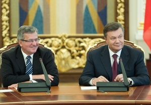 Президент Польщі зізнався, що радив Януковичу провести перевибори в спірних округах