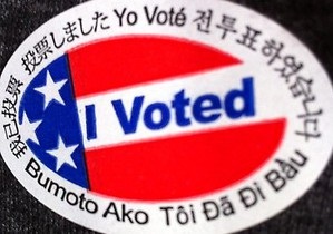 Виборці з Айови незадоволені, що їм не дали наклейку Я проголосував