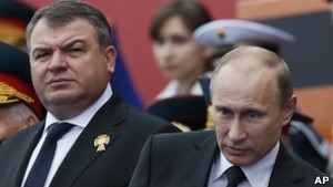 Путін відправив у відставку міністра оборони