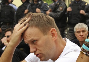 У центрі Москви затримали Олексія Навального та Іллю Яшина