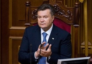 Янукович пропонує Раді ратифікувати угоду про спрощення візового режиму з Євросоюзом