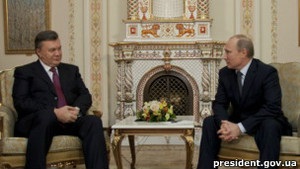 Янукович на зустрічі з Путіним: співпраця з Митним союзом буде корисною для України