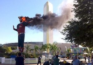 У Техасі згоріла знаменита скульптура ковбоя
