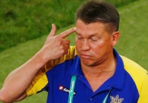 Во время матча Украина – Черногория у Блохина поднялось давление