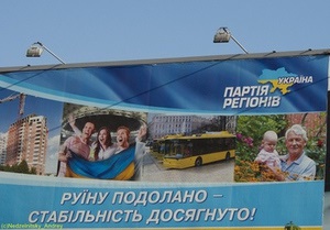 Серед партій українців найбільше дратує реклама регіоналів - дослідження