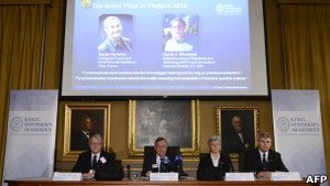 Лауреати Нобеля з фізики: дослідники квантуму Арош та Уайнленд