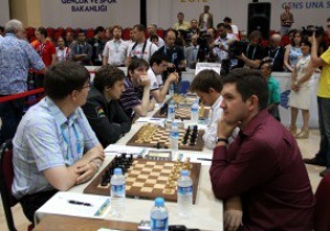 Украинцы выиграли третье место на шахматной Олимпиаде