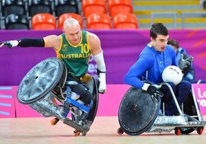 Паралімпіада: вбивче регбі на візках