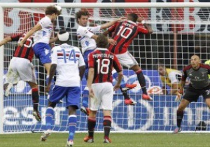 Серия А: Милан проиграл Сампдории, Интер и Наполи разгромили соперников