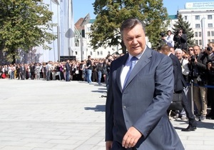 Янукович обіцяє, що влада буде підтримувати українську мову як єдину державну