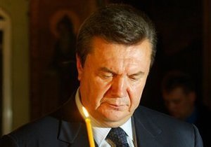 У неділю Янукович молитиметься на Афоні