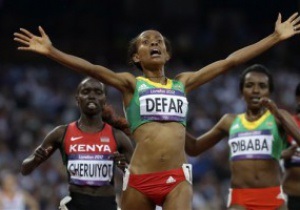 Ефіопська бігунка Месерет Дефар завоювала золото Олімпіади-2012 на дистанції 5000 м