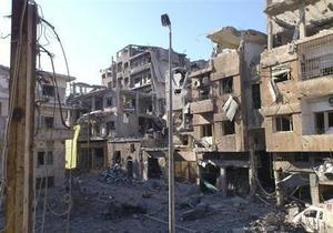 Сирійські війська обстріляли передмістя Дамаска