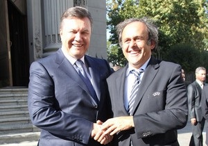 Платіні подякував Януковичу за  приголомшливий успіх  Євро-2012