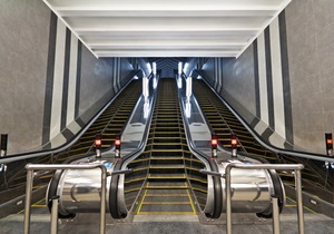 На одній зі станцій київського метро випробують нововведення в роботі ескалатора