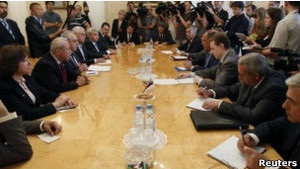 Делегація сирійської опозиції просить у Росії підтримки