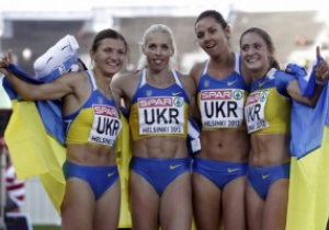 Жіноча збірна Україна виграла золото естафети Чемпіонату Європи з легкої атлетики