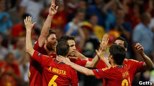 BBC Україна: Третій півфіналіст Євро-2012 - збірна Іспанії