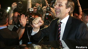 На виборах в Греції перемагає партія, яка не хоче виходу з єврозони