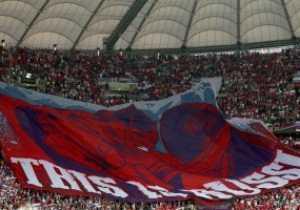 Російський футбольний союз оштрафували за поведінку вболівальників на матчі з Польщею