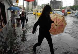 МНС: Ураган і злива в Києві не заподіяли серйозних збитків