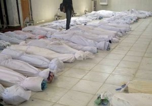 У місті Хула в Сирії 116 людей вбито, 300 поранено