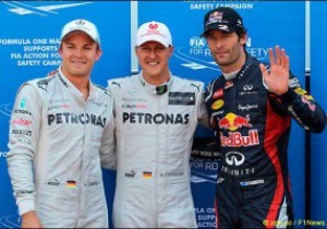 Гран-при Монако: Шумахер выиграл квалификацию, но с поула стартует Уэббер