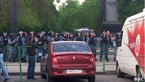 Москва: поліція розігнала табір опозиції на Чистих прудах