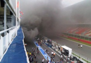 Огненная победа. В боксах Williams после Гран-при Испании произошел пожар