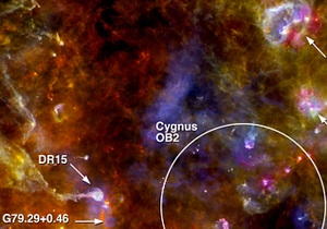 Астрономи зафіксували утворення нових зірок у сузір ї Лебедя