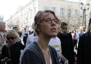 Московська поліція відпустила затриману в ході  безстрокових гулянь  Ксенію Собчак