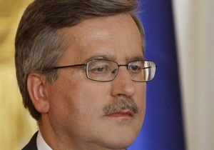 Президент Польщі висловив стурбованість вибухами в Україні напередодні Євро-2012