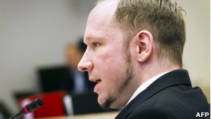Брейвік востаннє свідчитиме у справі масового вбивства у Норвегії