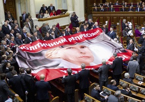 Парламент схвалив звіт, у якому встановлені ознаки держзради Тимошенко
