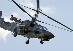 У Росії розбився вертоліт Ка-52