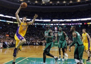 NBA: Лейкерс в овертайме дожали Бостон