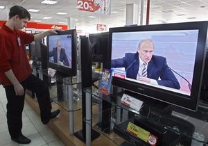 Передвиборчі теледебати в РФ: розклад. Замість Путіна виступлять його представники