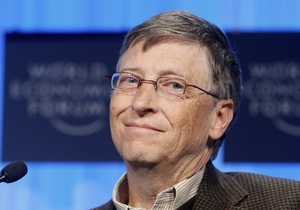 У Давосі Білл Гейтс заявив, що пожертвує $ 750 млн на боротьбу зі СНІДом