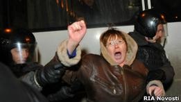 У Москві затримано учасників мітингу на Тріумфальній