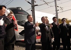 Перший швидкісний корейський потяг доставлятимуть в Україну морем 45 днів