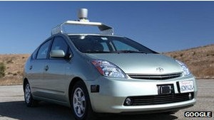 Google запатентувала самокерований автомобіль